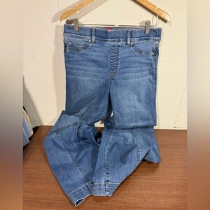 Spanx Wide Leg Pull On Jeans Sz XL